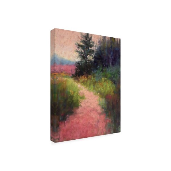 Alejandra Gos 'Magenta Rural Path' Canvas Art,14x19